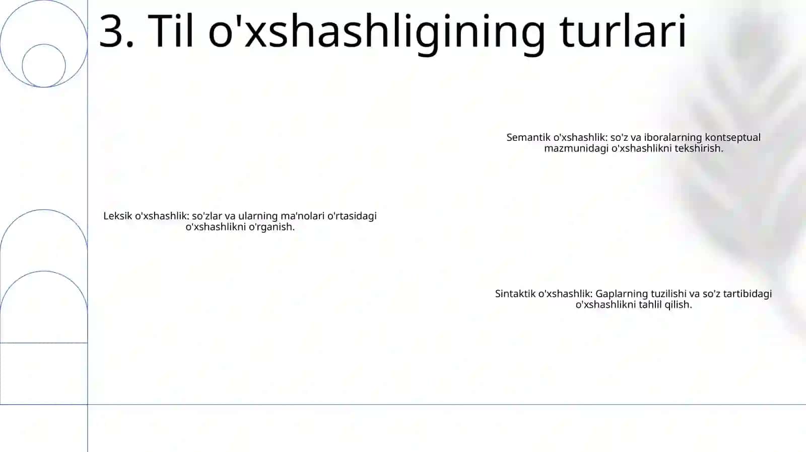 Tillardagi Õxshashliklarni Õrganish 4