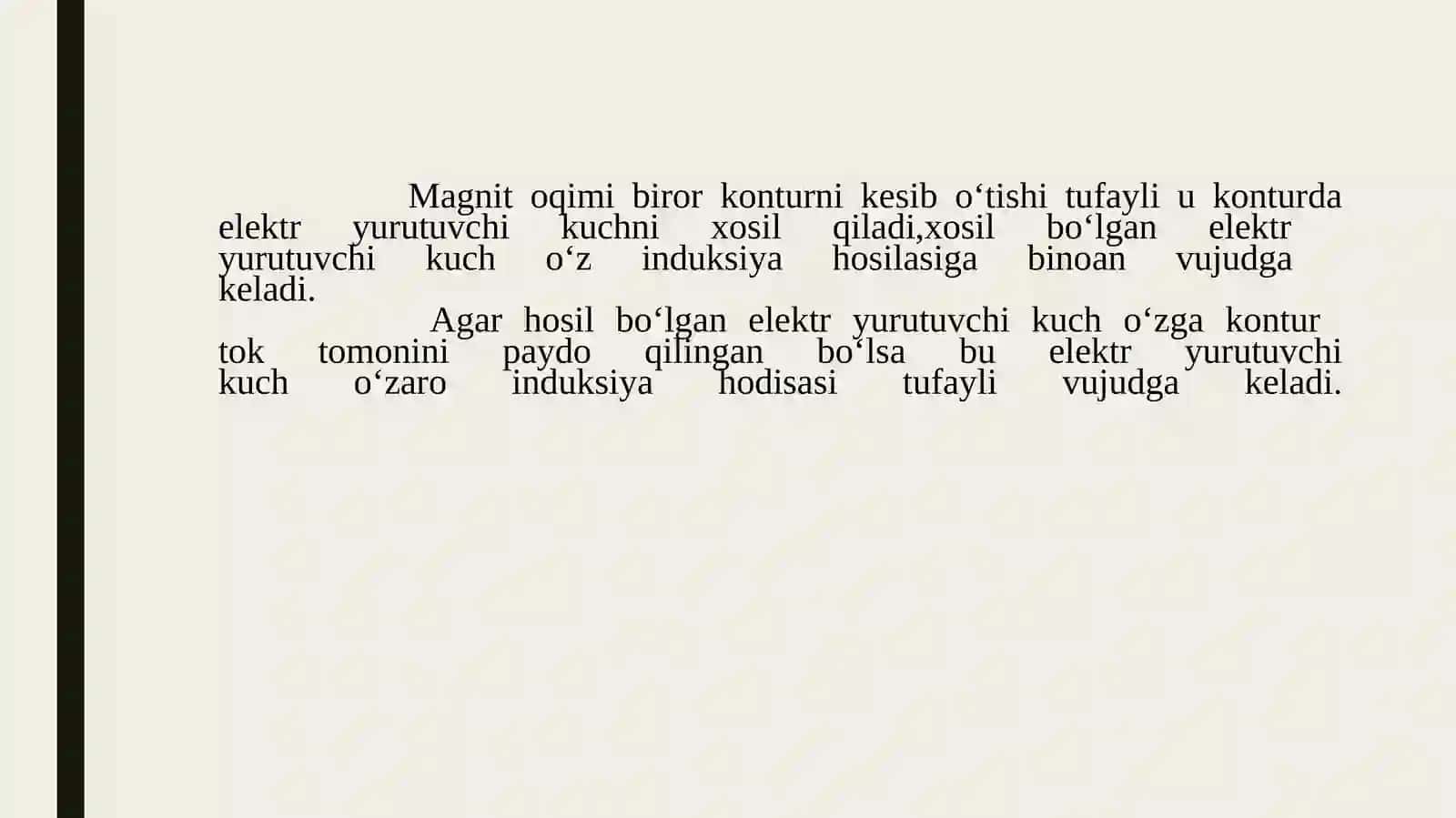 O‘zaro induktiv bog‘langan zanjirlar 4