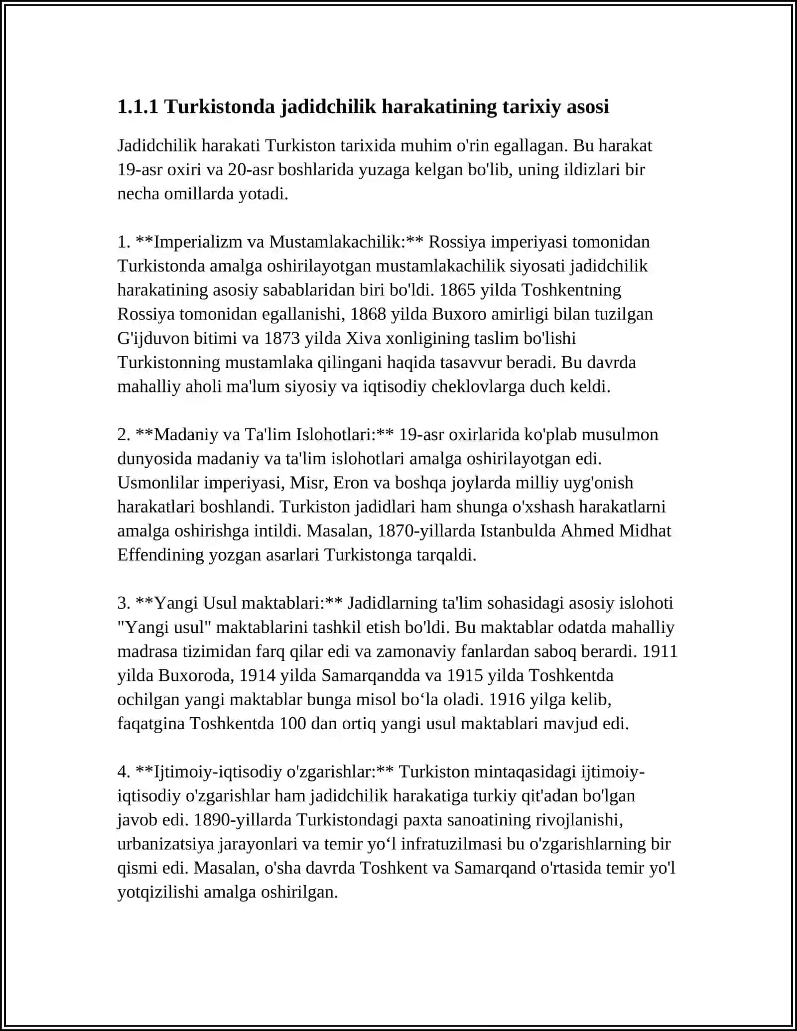 Turkistonda Muxtoriyatchilik Harakatining Yuza Kelishi 4