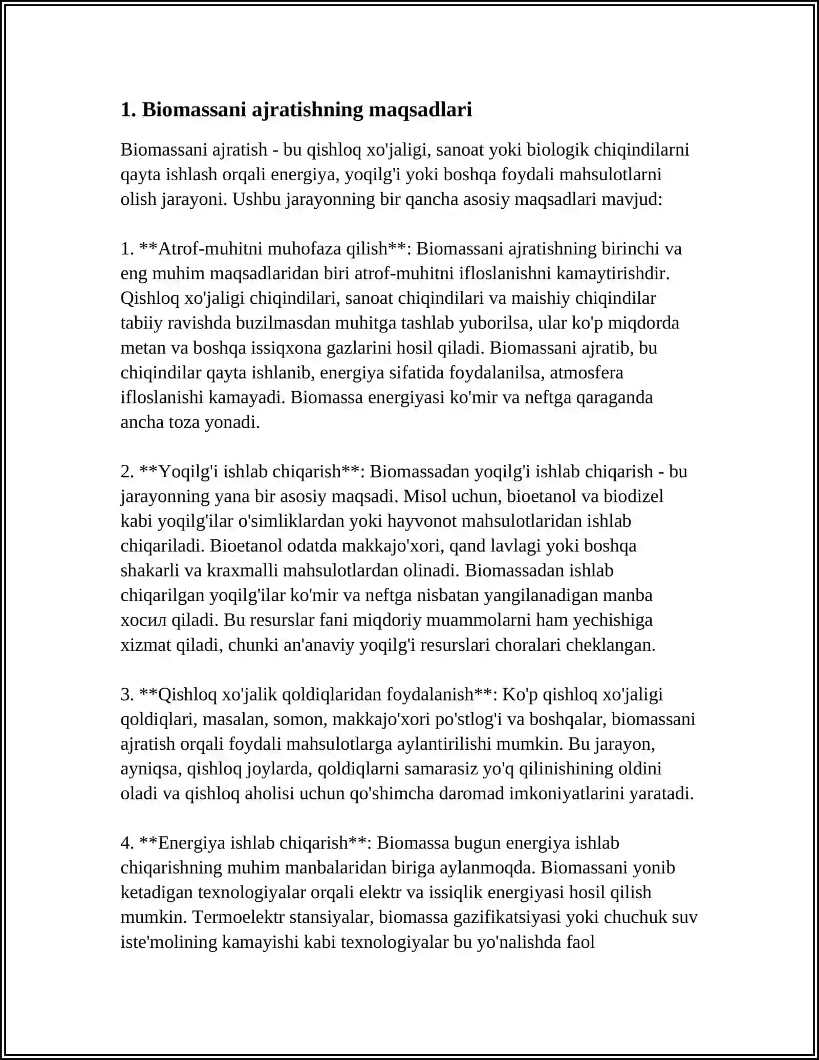 BIOMASSALARNI AJRATISH TIPLARI VA QO'LLANILADIGAN ASOSIY JIHOZ VA USKUNALAR 4