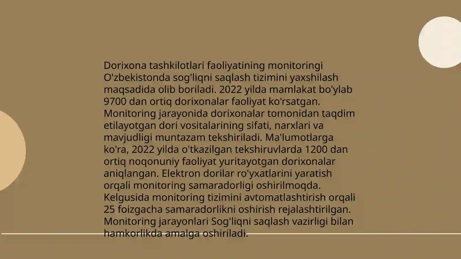 Dorixonalar iqtisodiy samaradorligi 4