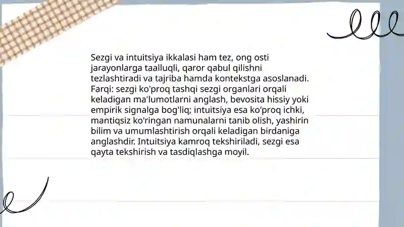 Sezgi 4