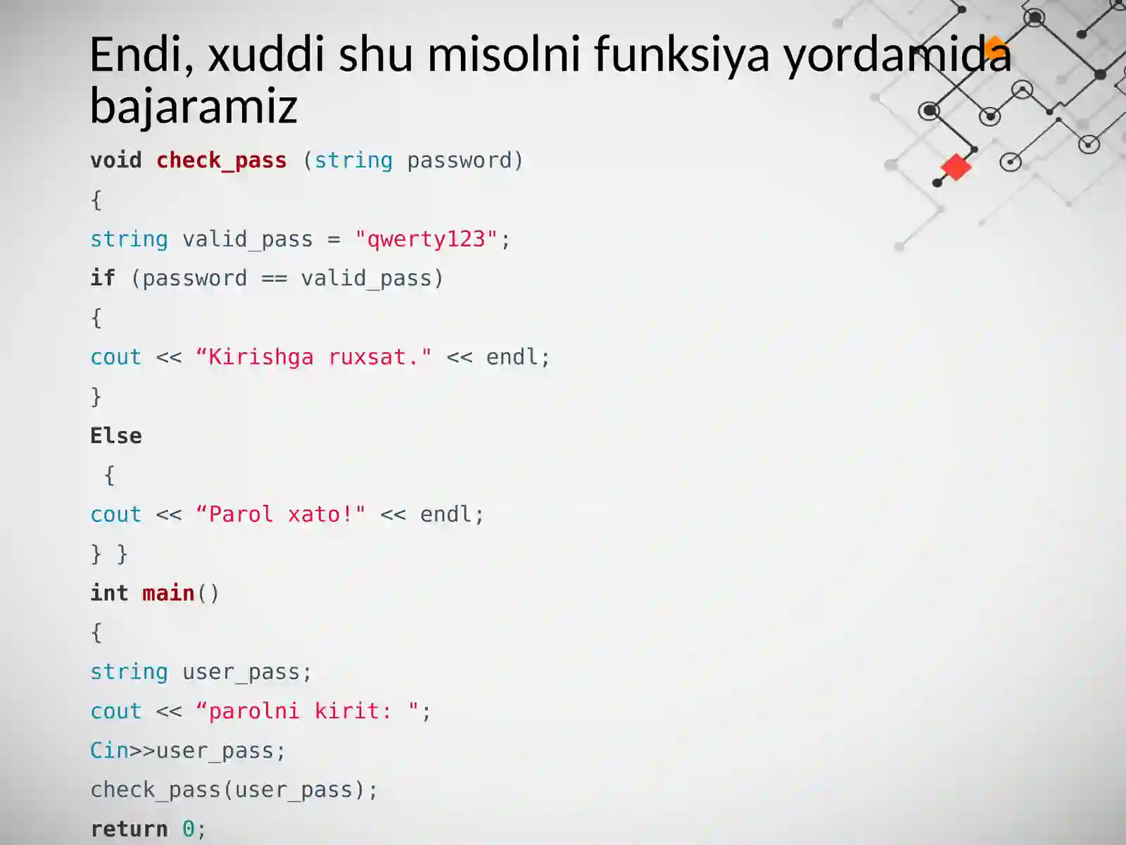 C++ da funksiyalar 4