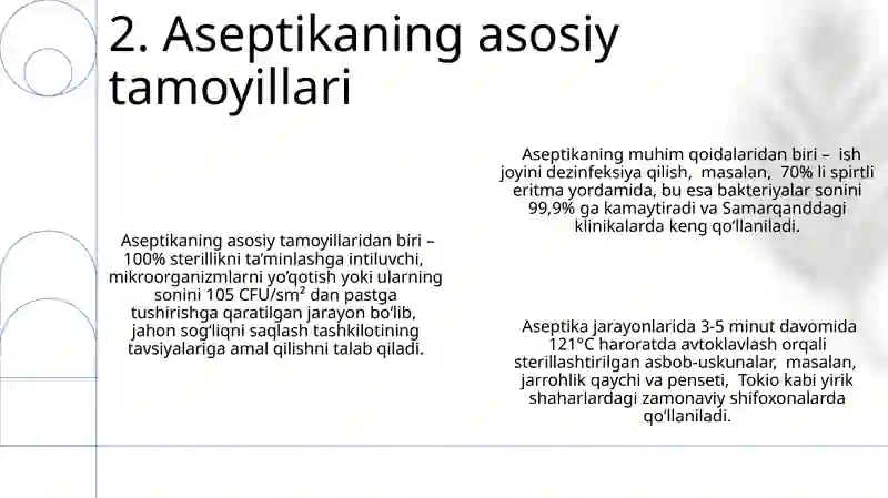 Aseptika va Antiseptika 4