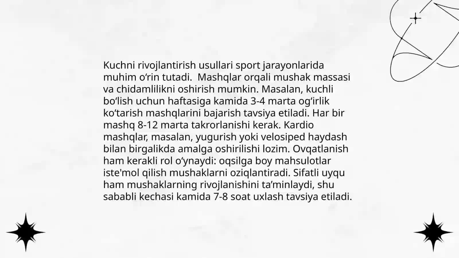 Jismoniy sifatlar va ularni rivojlantirish 4