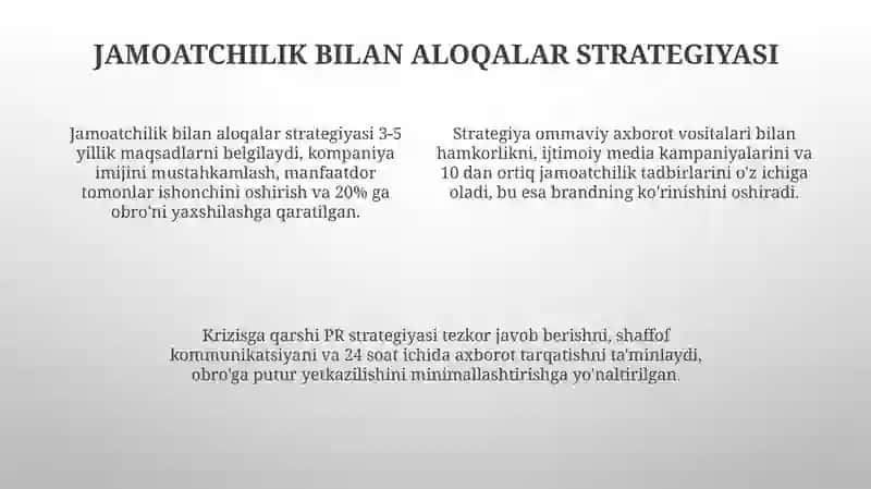 Kuzatuv kengashi va jamoatchilik bilan aloqalar strategiyasi 4