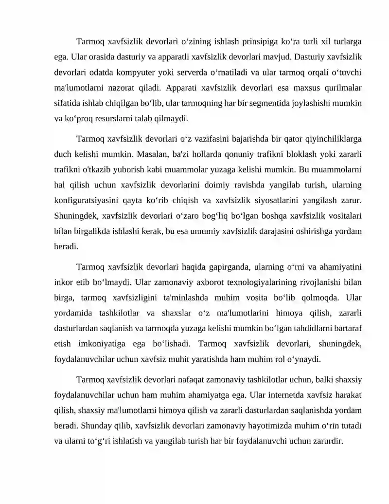 Tarmoq xavfsizlik devorlari 4