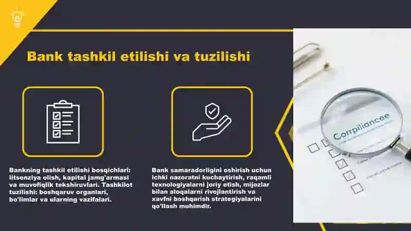 Tijorat bankini tashkil qilish va boshqarish tizimi 4