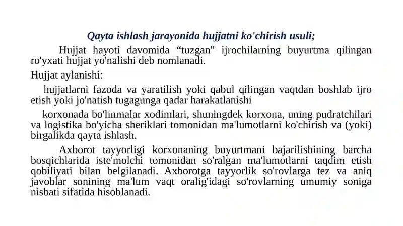 Axborot logistikasi 4