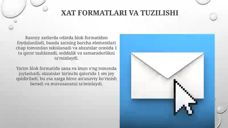 Xizmat yozishmalari 4