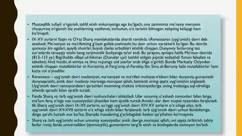 Yuksak ma’naviyatli yoshlarni tarbiyalashda O‘rta Osiyo allomalarining tutgan o‘rni 4