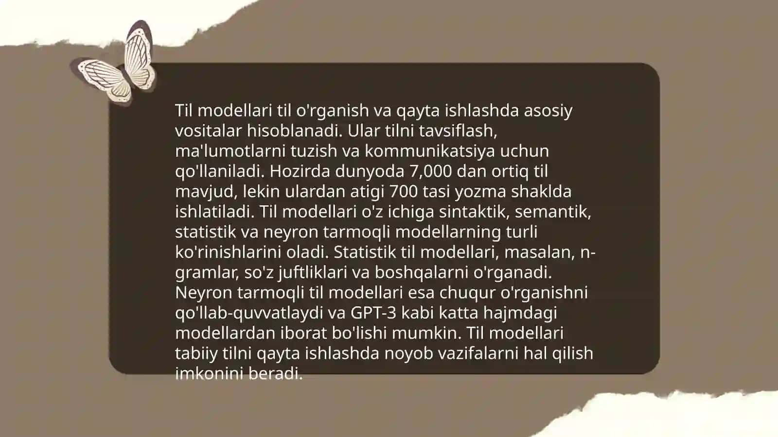 Kompyuter lingvistikasida modellasgtirish 4