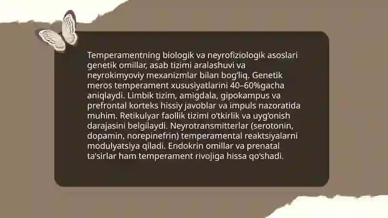 Temperament va uning vazifalari 4