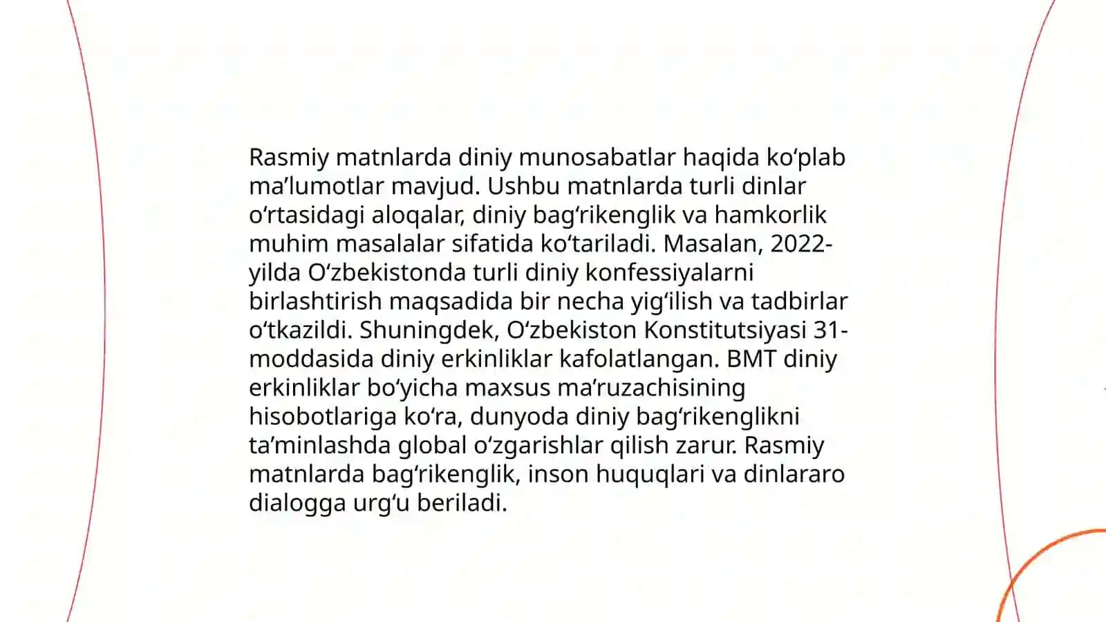 O'zbekistonda Konfetsiyalar aro diniy bag'rikenglikning tarixiy tajribasi 4