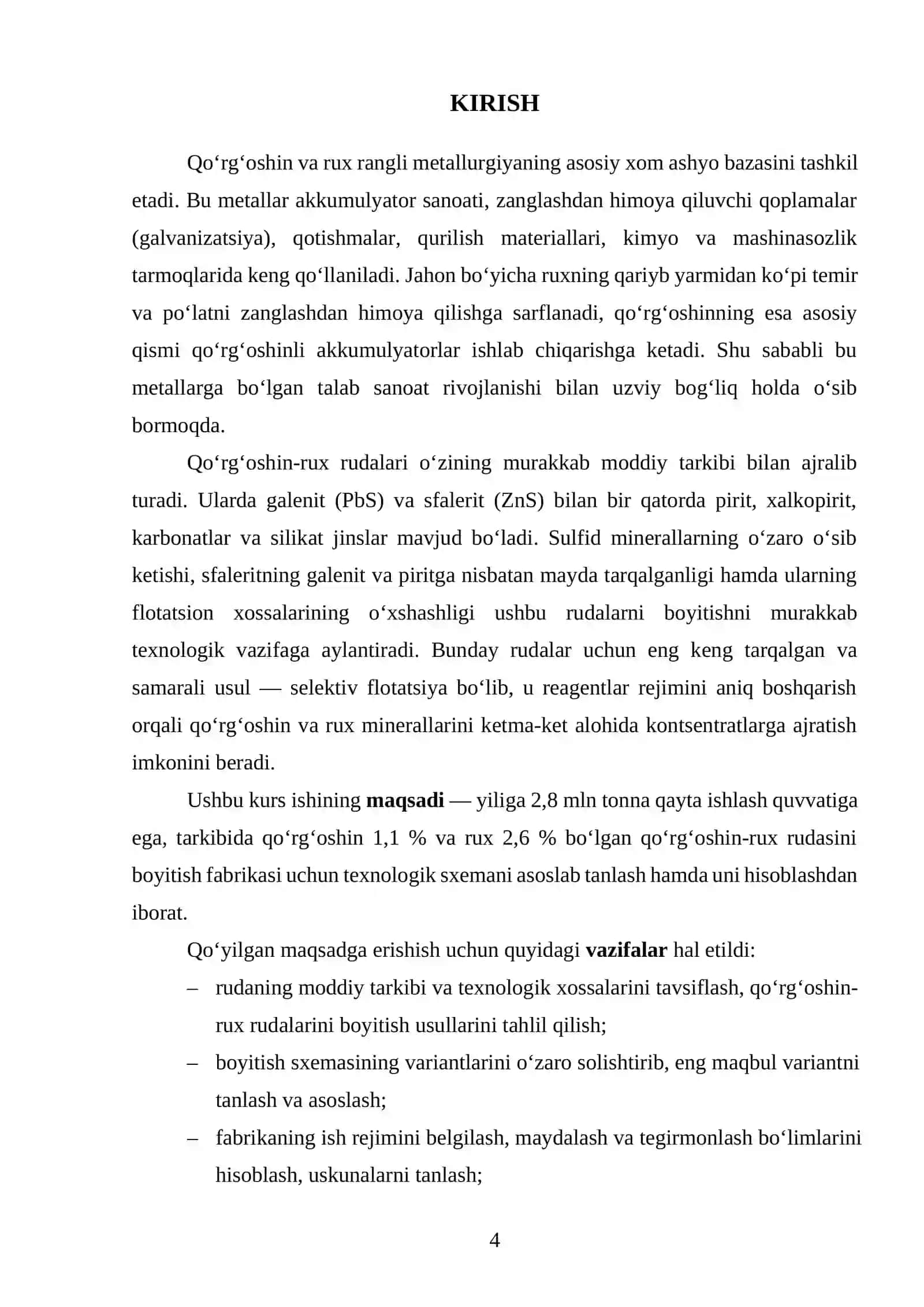 Foydali qazilmalarni boyitish 4