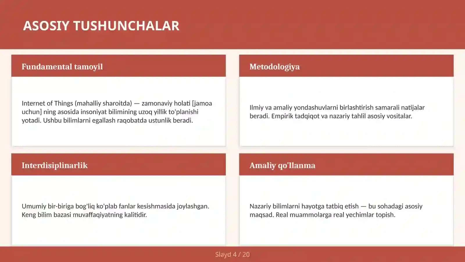 Internet of Things (mahalliy sharoitda) — zamonaviy holati 4