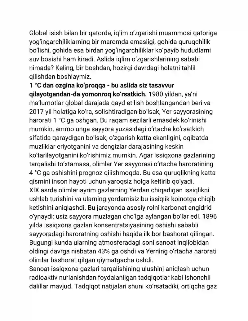 Iqlim o’zgarishi va ekologik moslashuvlar 4