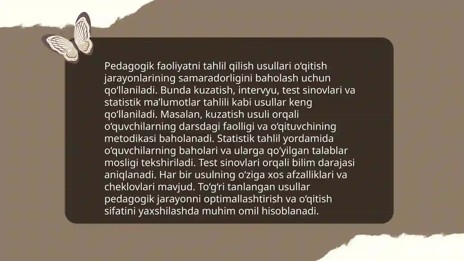Metodik ishlar ularni rejalashtirish, tashkil etish va tayyorlash metodikasi 4