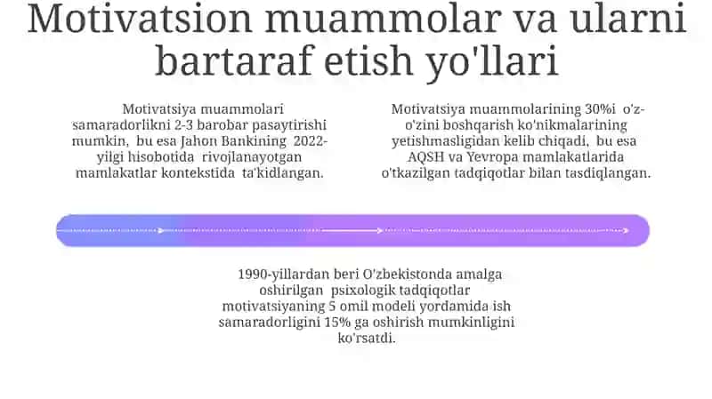 Chet el psixologiyasida motiv va motivatsiyaning muammosi 4