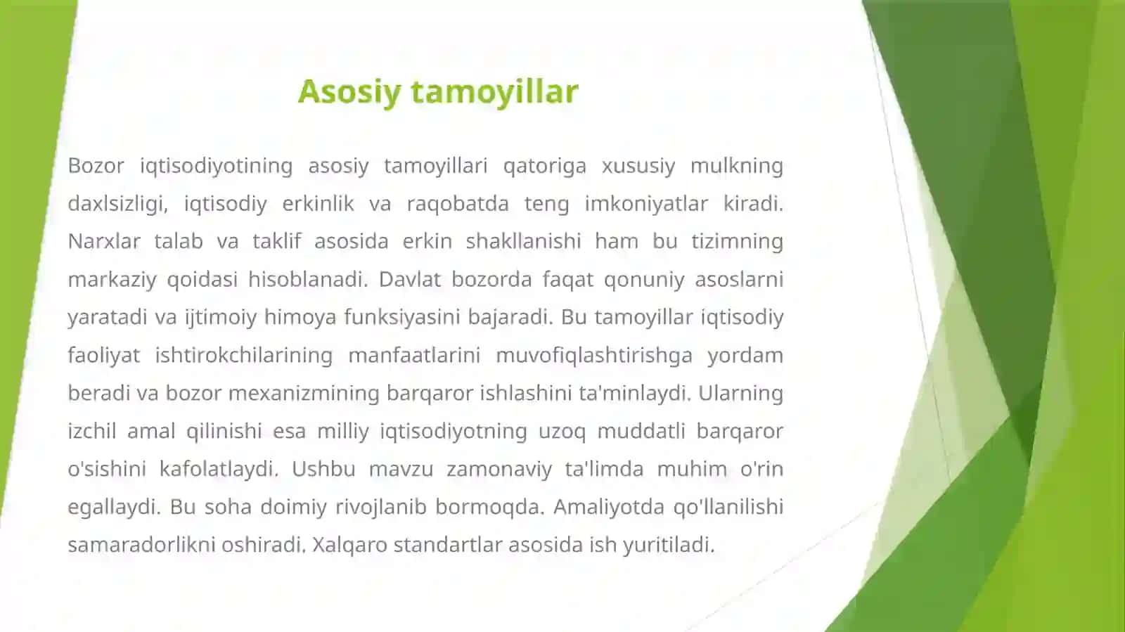 BOZOR IQTISODIYOTINING ASOSIY TAMOYILLARI 4