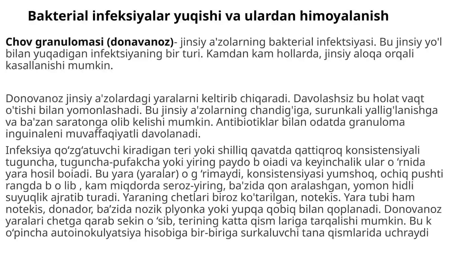 Jinsiy yo’l bilan yuqadigan kasallikalar profilaktikasi 4