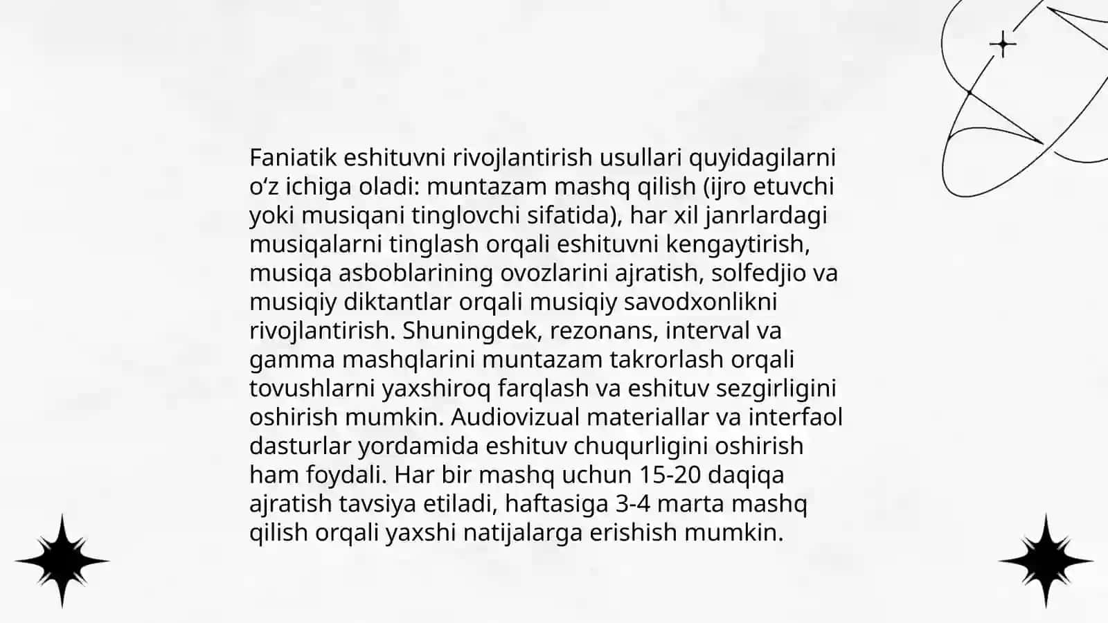 Faniatik eshituv va idrokni rivojlantirish bo'yicha didaktik o'yinlarni loyihalashtirish 4