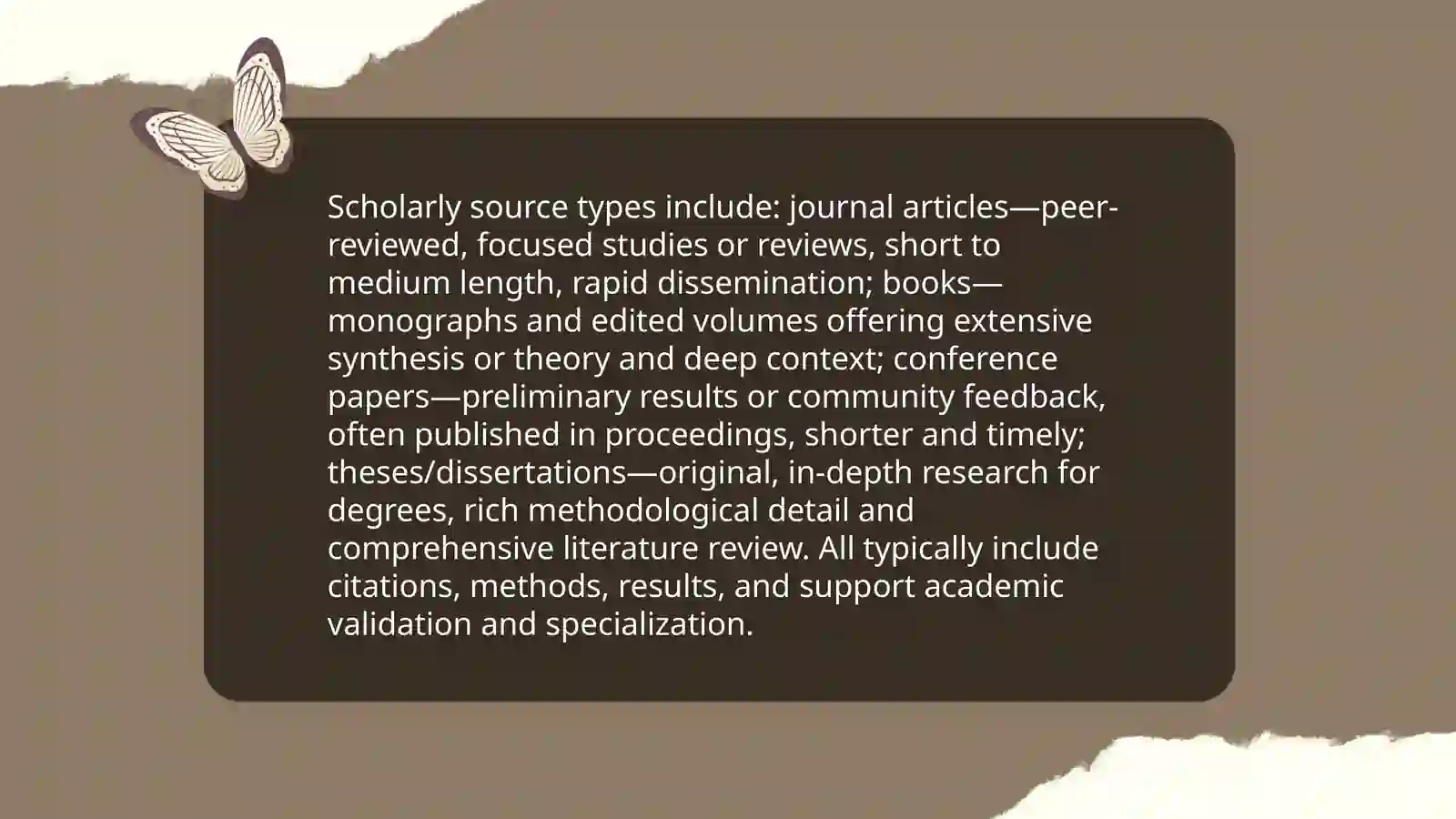 Introduction to scholarly information 4