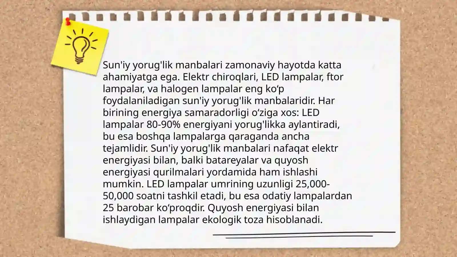 Ishlab chiqarishda tabiiy va suniy yorug'likni hisoblash usullari 4