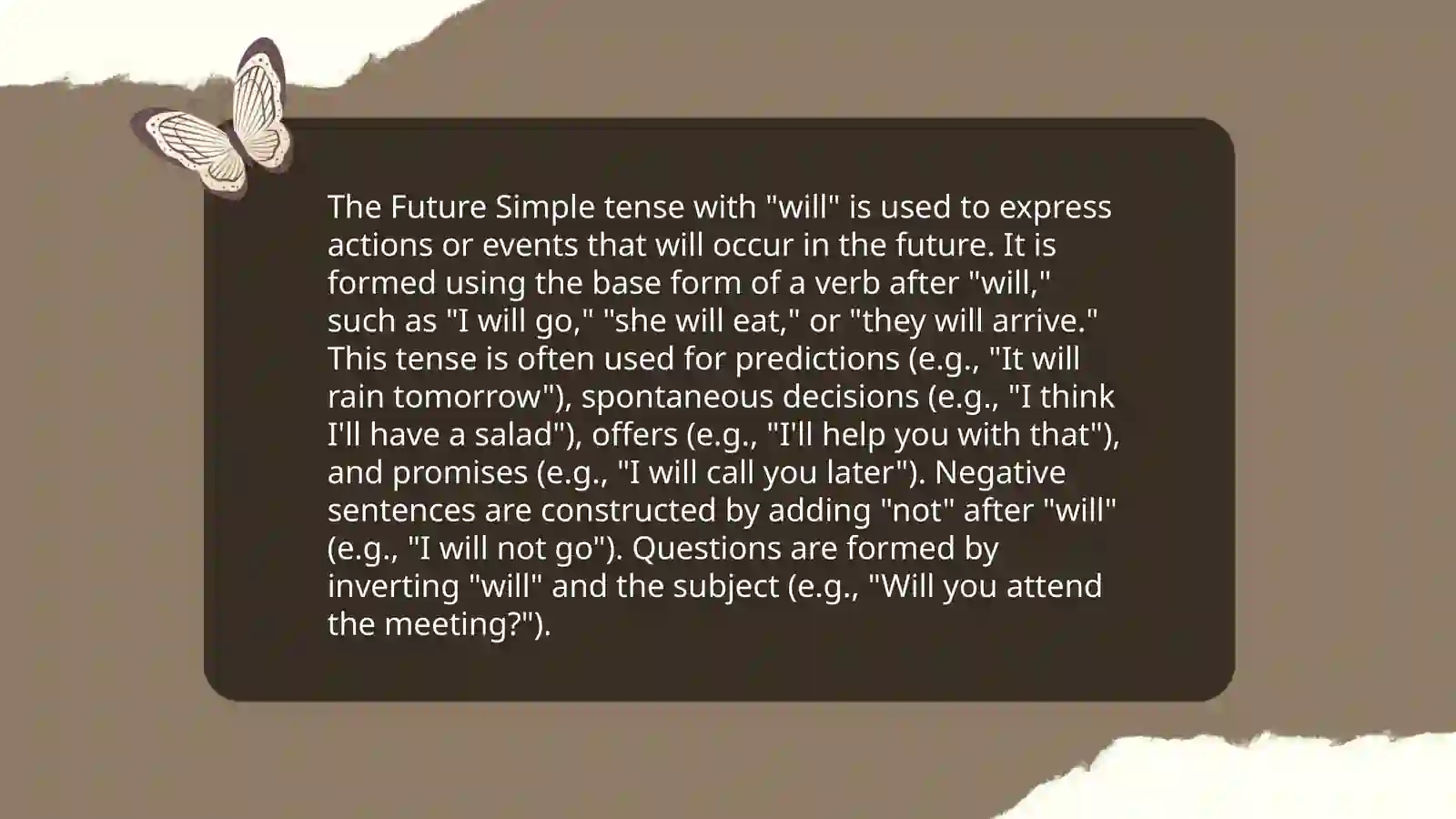 Fture simple 4