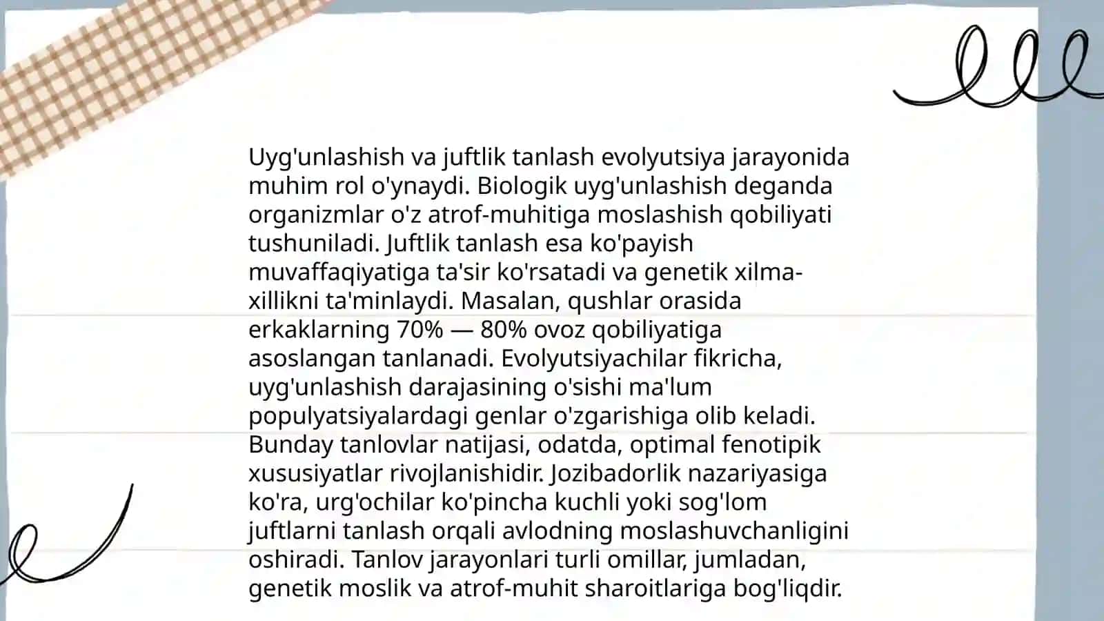 Jinsiy ko'payish mexanizmlari 4
