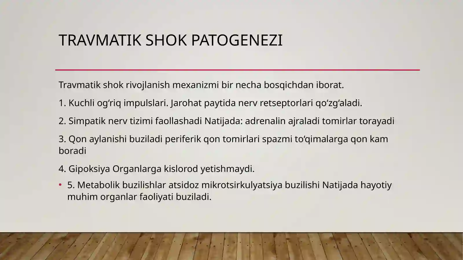Travmatik shok 4