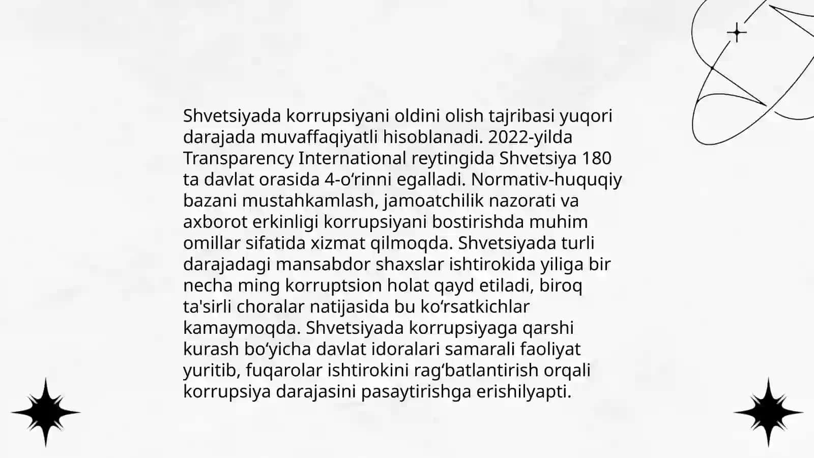 Reja: AQShda korrupsiyaga qarshi kurash tizimi 4