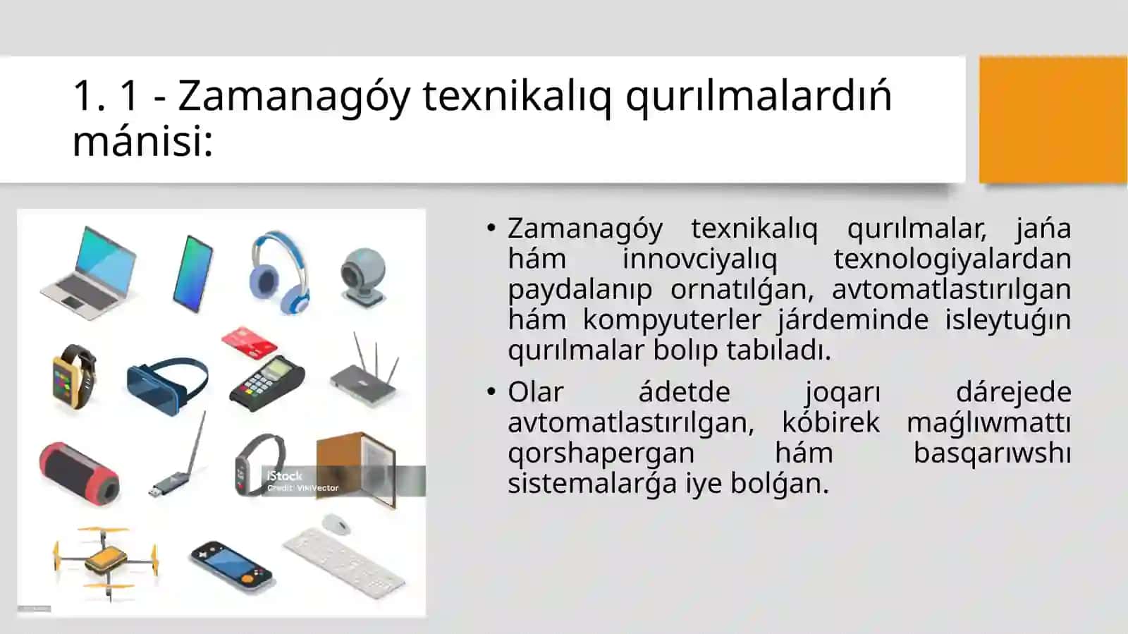 "Zamanagóy texnikalıq qurılmalar analizi" 4