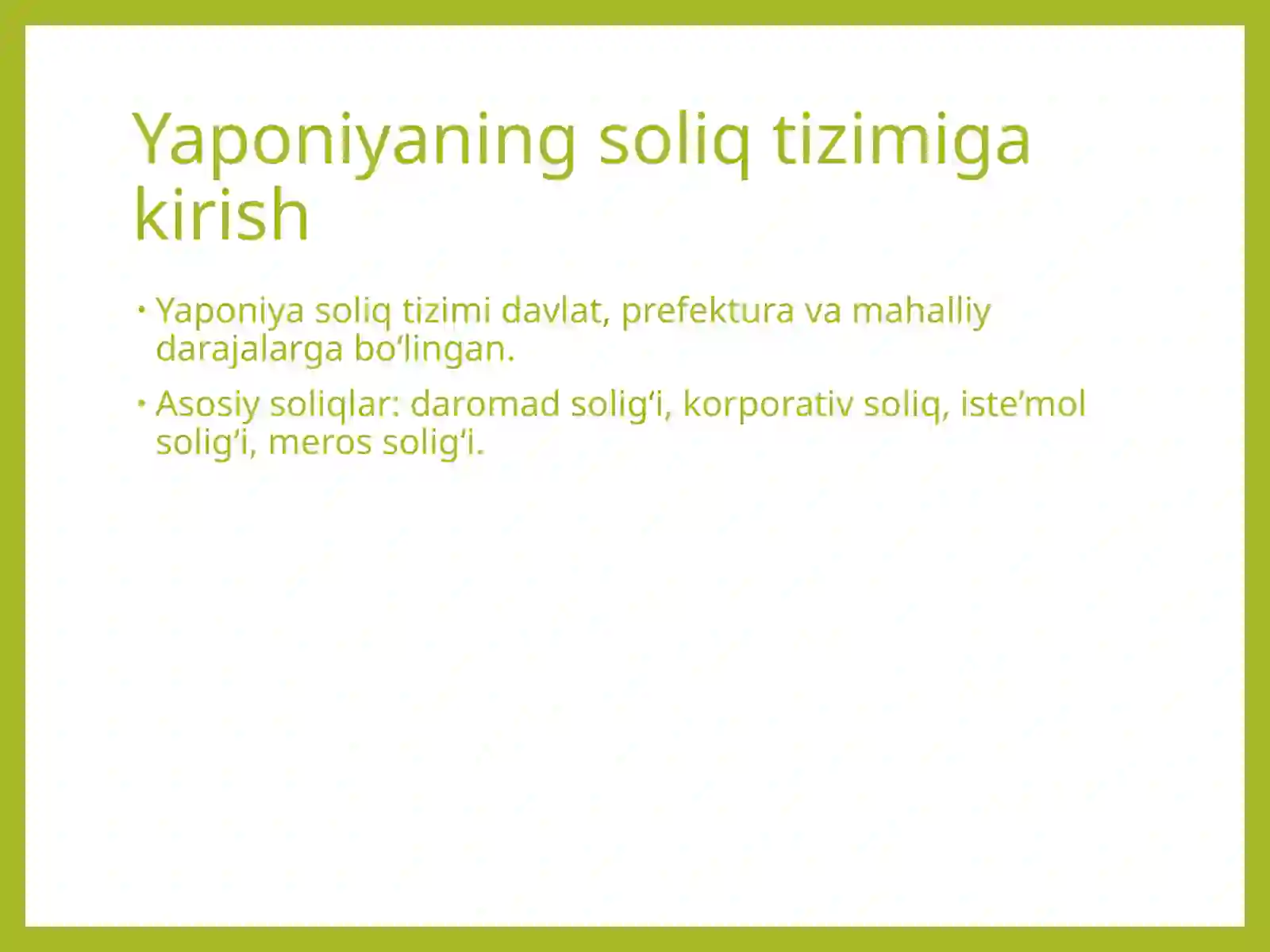 Yaponiya soliq tizimi 4