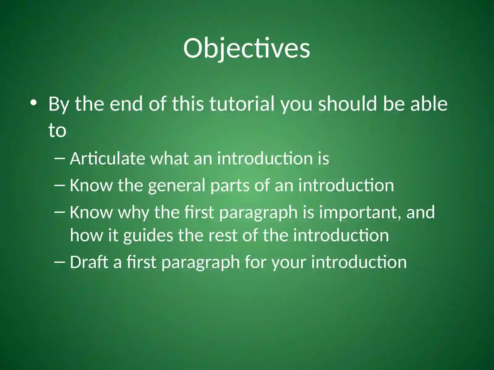 How to Write an Introduction 4