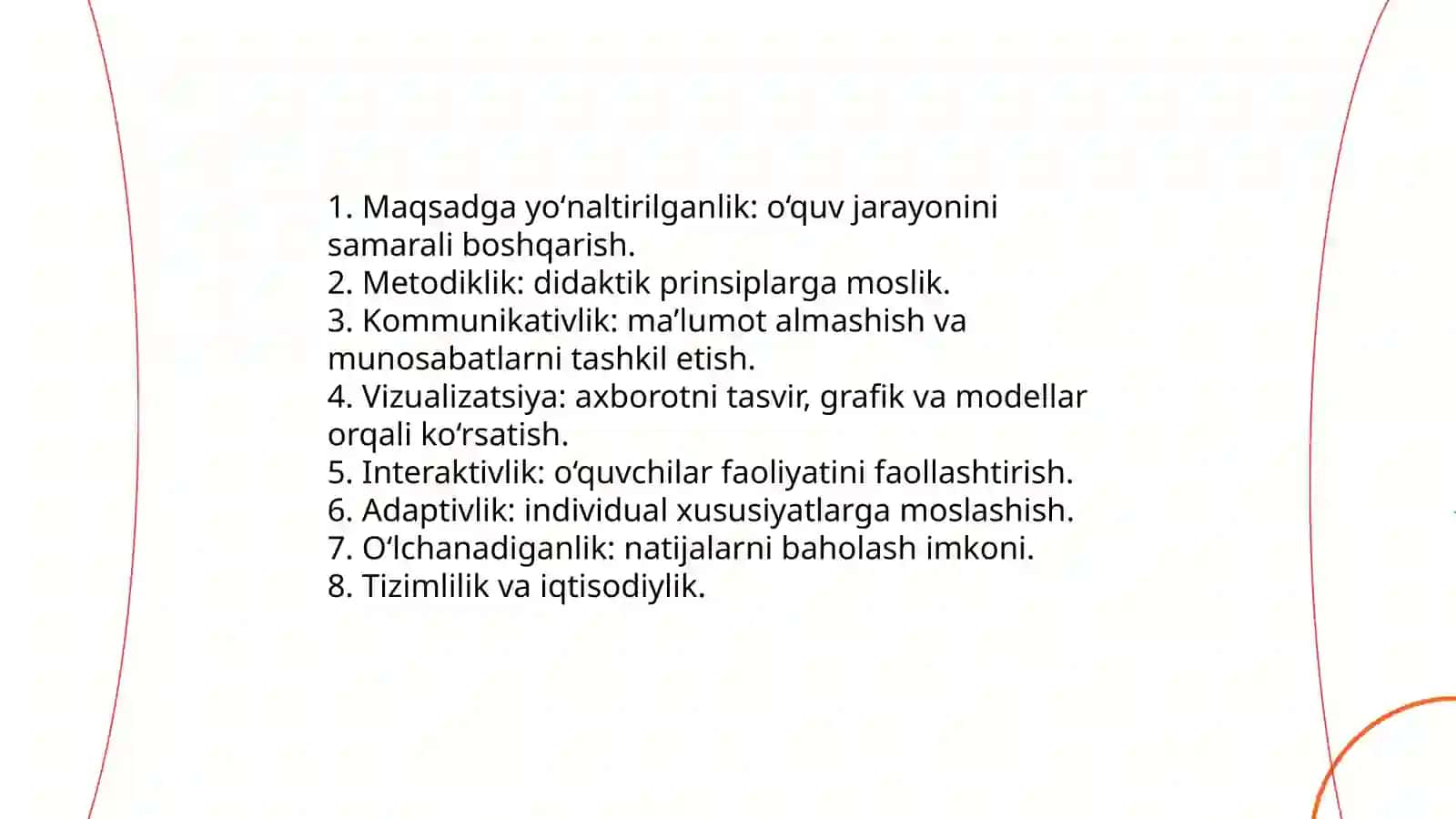 Pedagogik texnikaning xususiyatlari 4