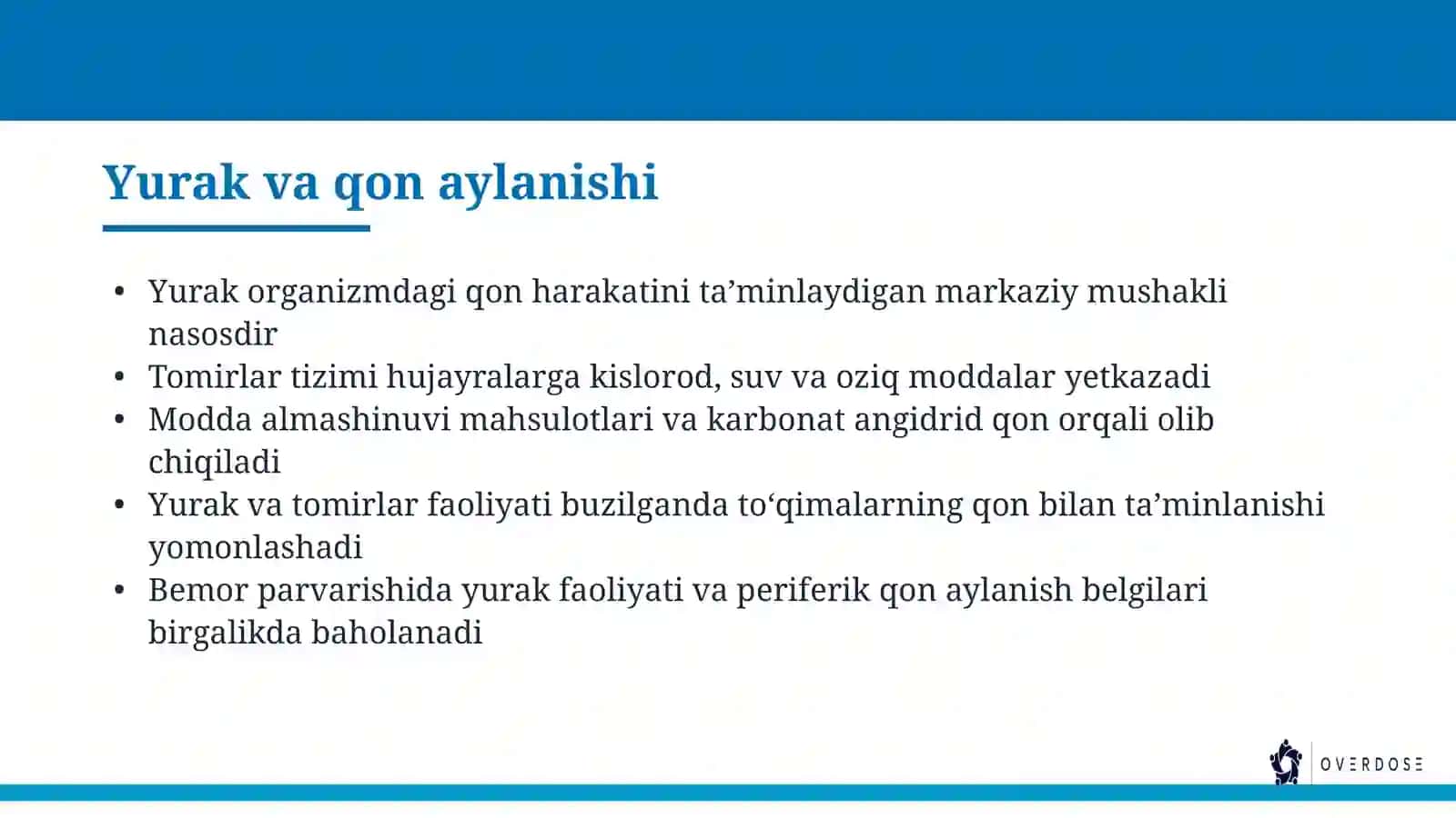 Yurak-qon tomir tizimi kasalliklarida bemor parvarishi va nazorati 4