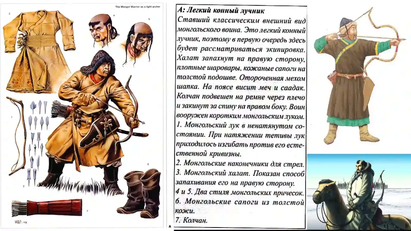 Военная тактика и техника кочевников (Монголов) 4