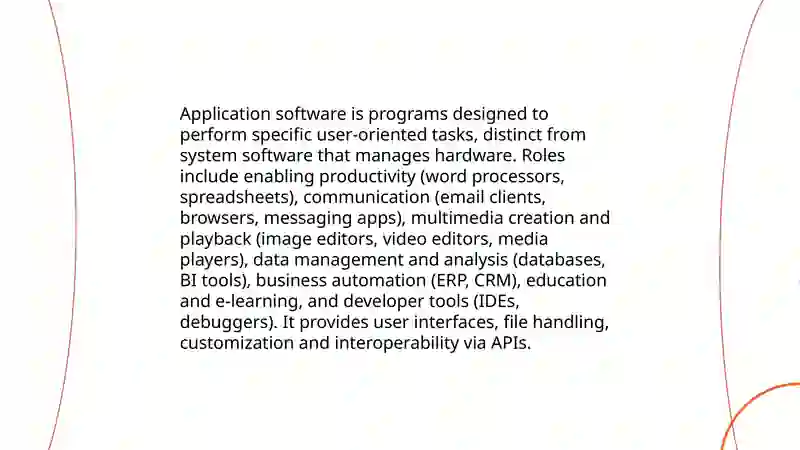 Computer Software: System vs Application 4