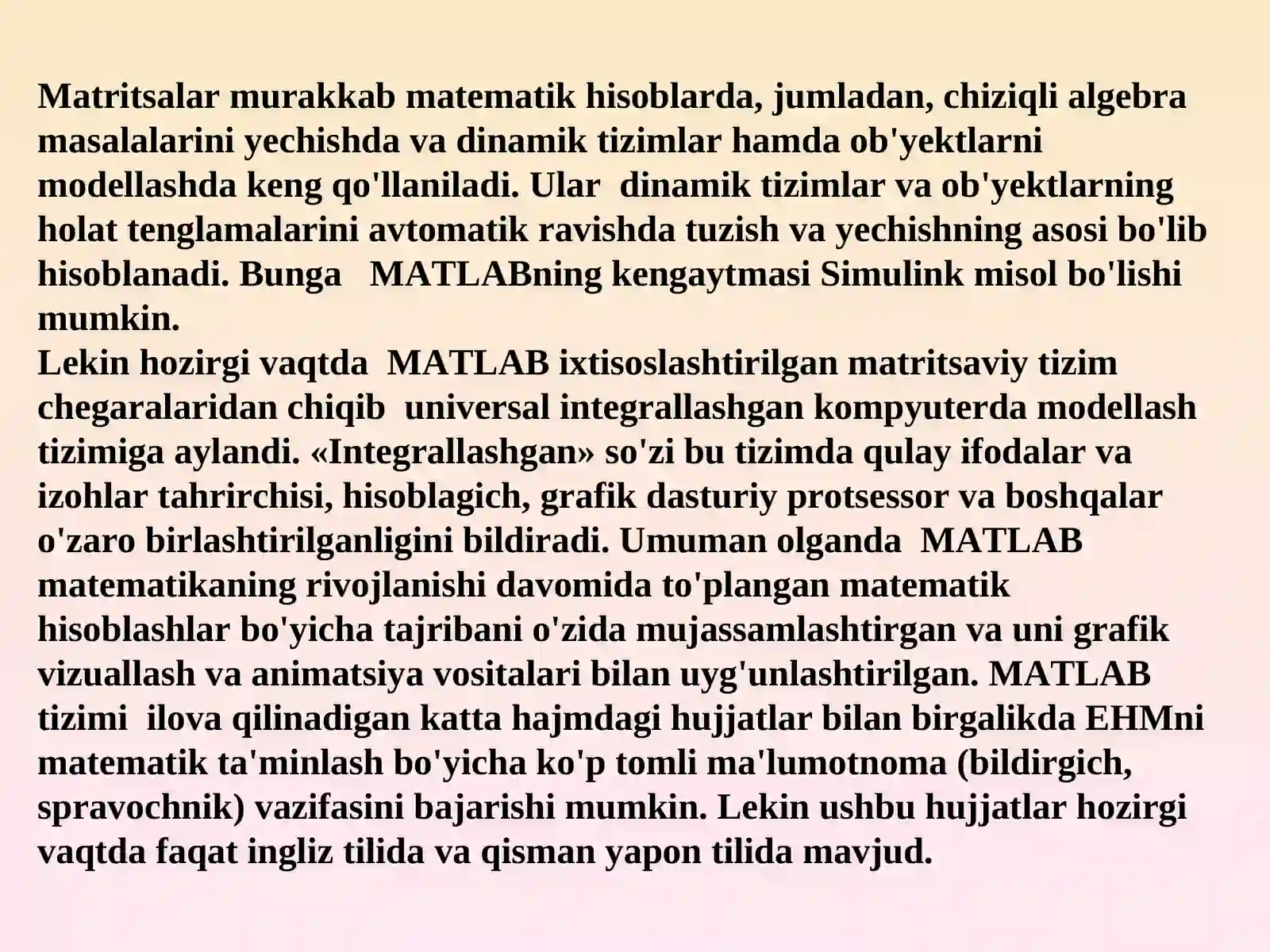 MATLAB DASTURI 4