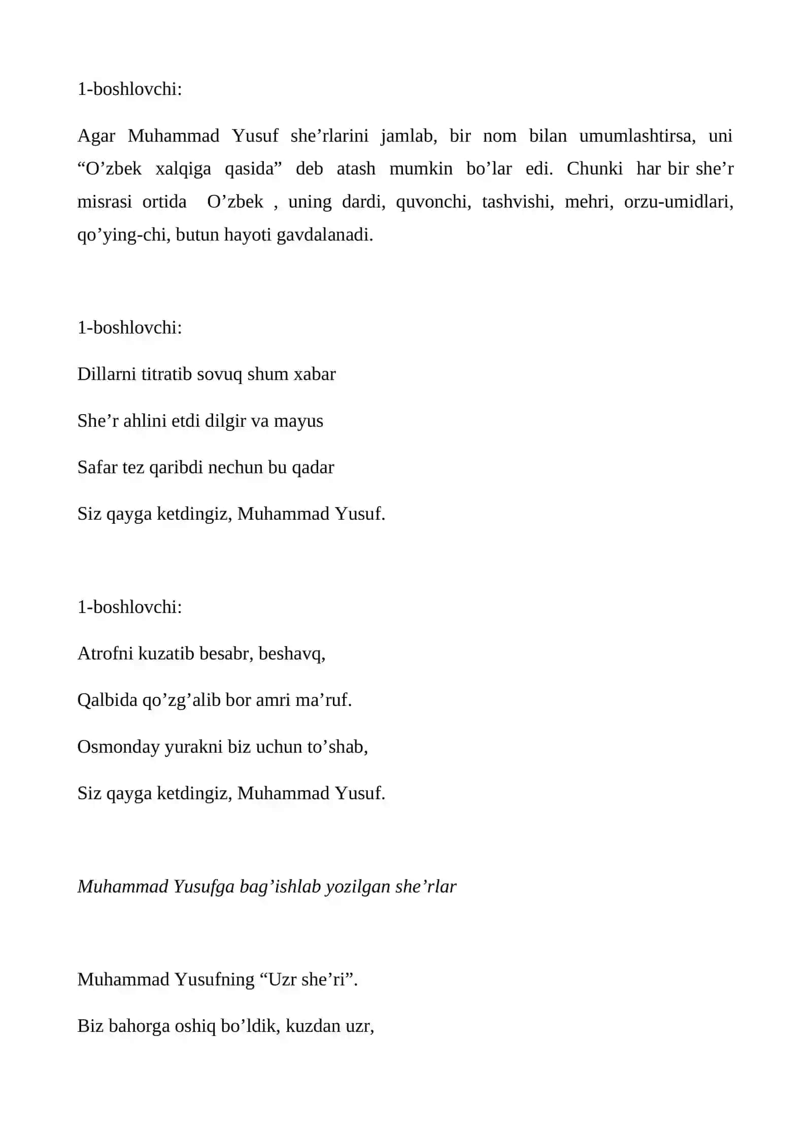 Qo‘shiq bo‘lib qaytaman 4