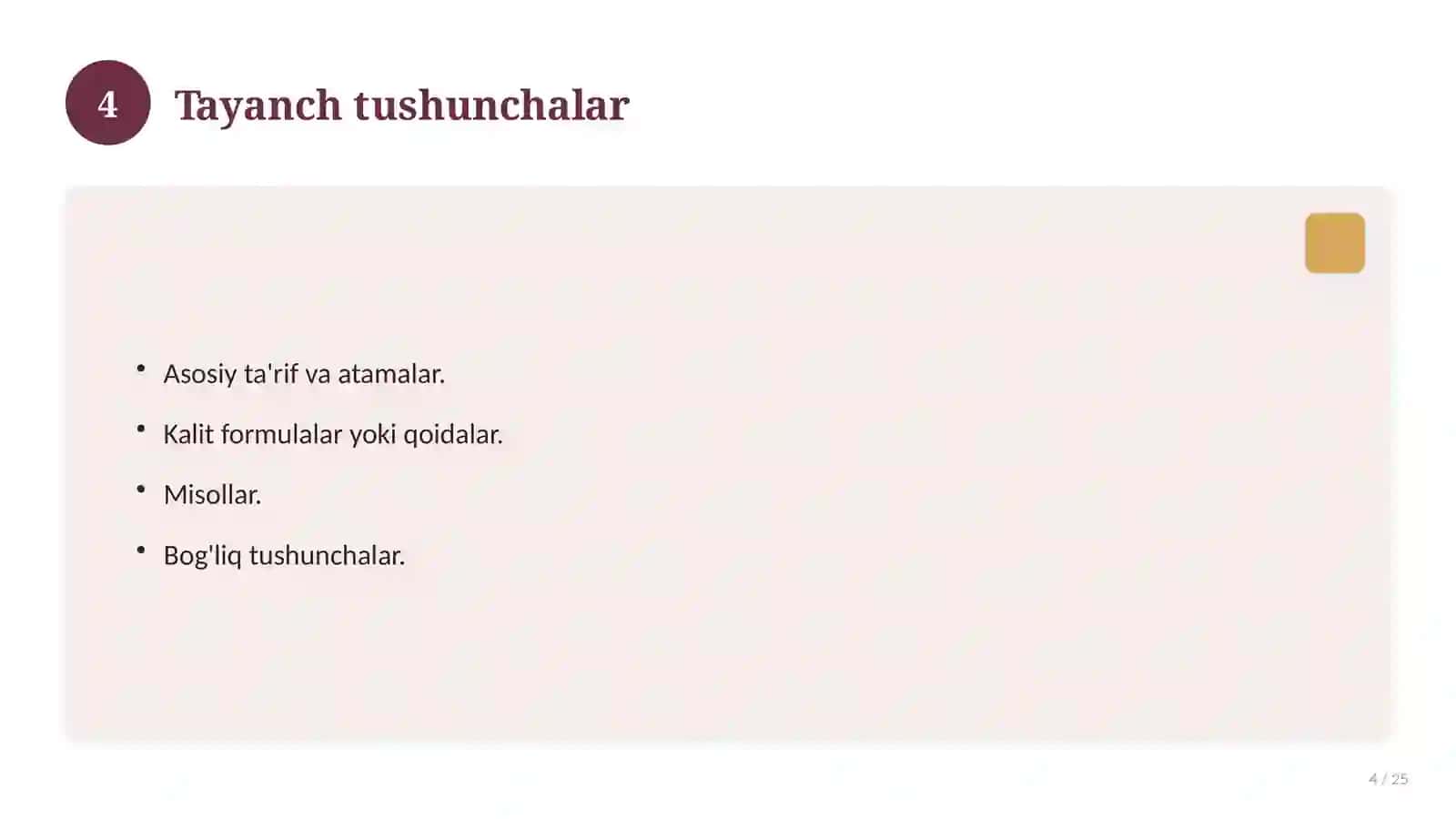 Tarbiya fanidan 8-sinf uchun ochiq dars ishlanmasi 4