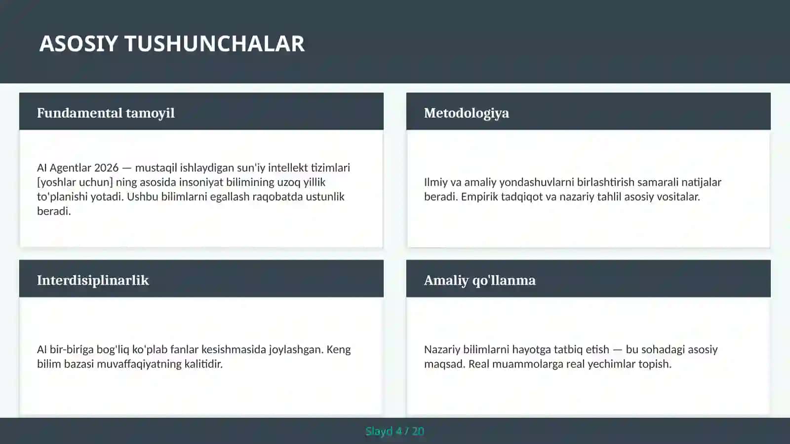AI Agentlar 2026 — mustaqil ishlaydigan sun'iy intellekt tizimlari [yoshlar uchun] 4