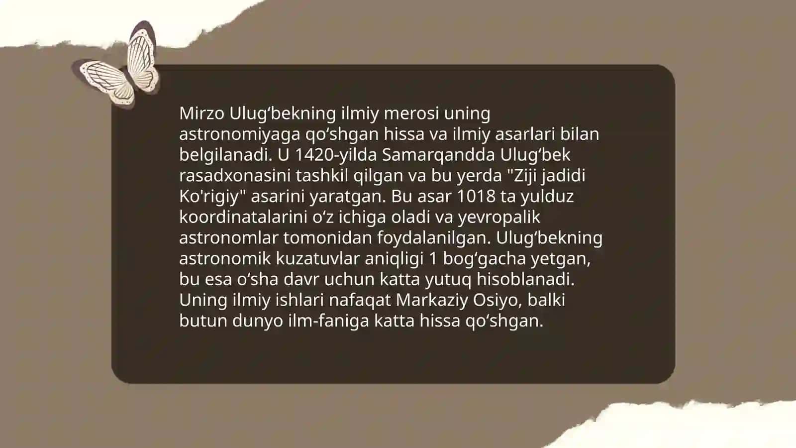 Ulugʻbekning Hayoti 4