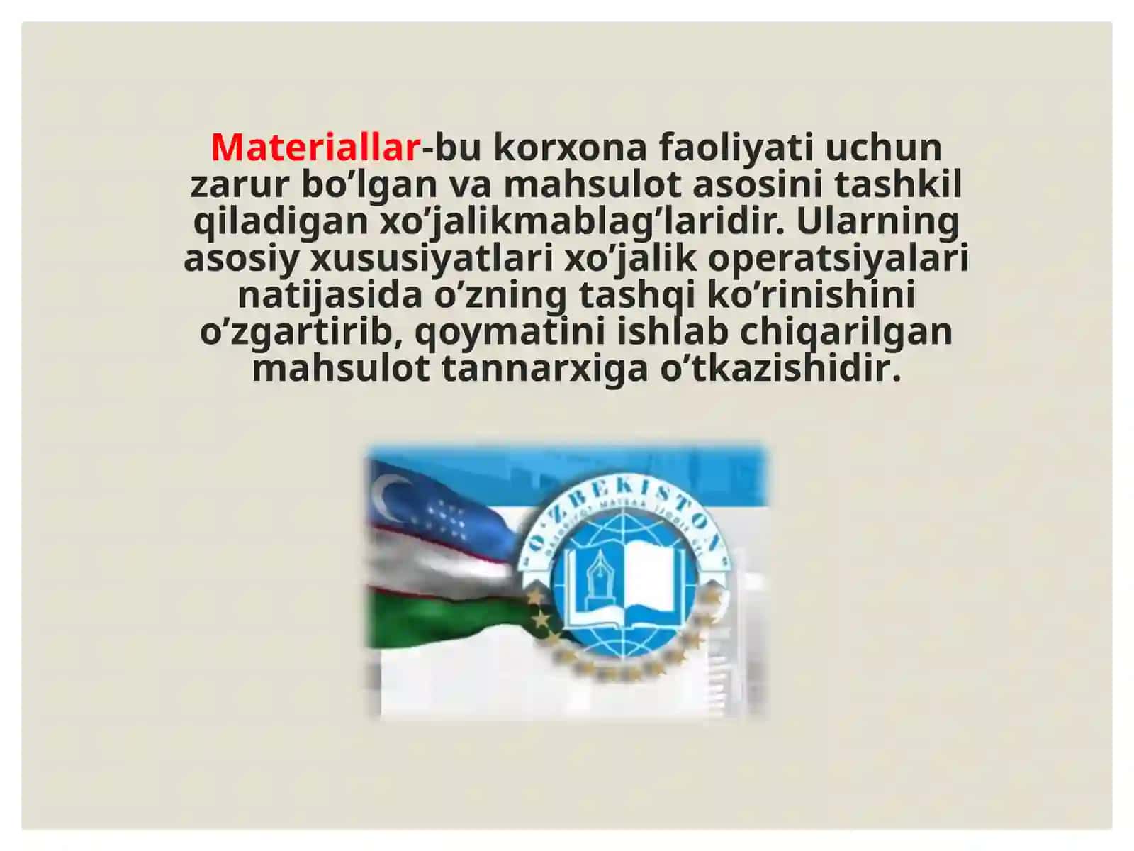 Materiallarhisobi 4
