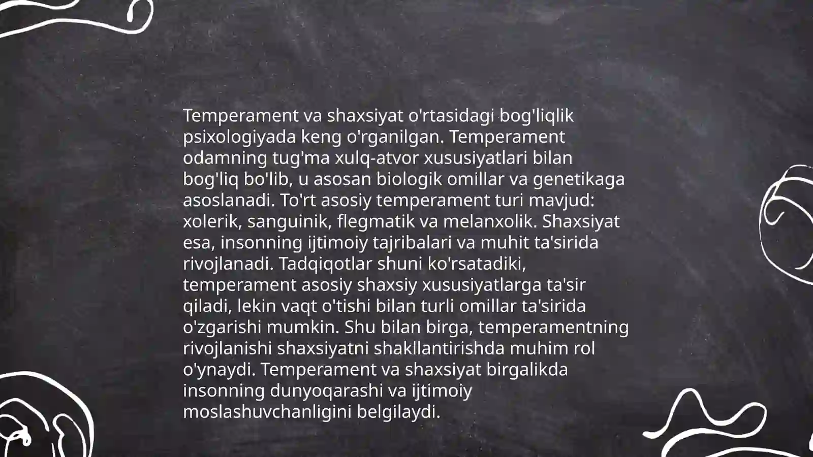 Temperament 4
