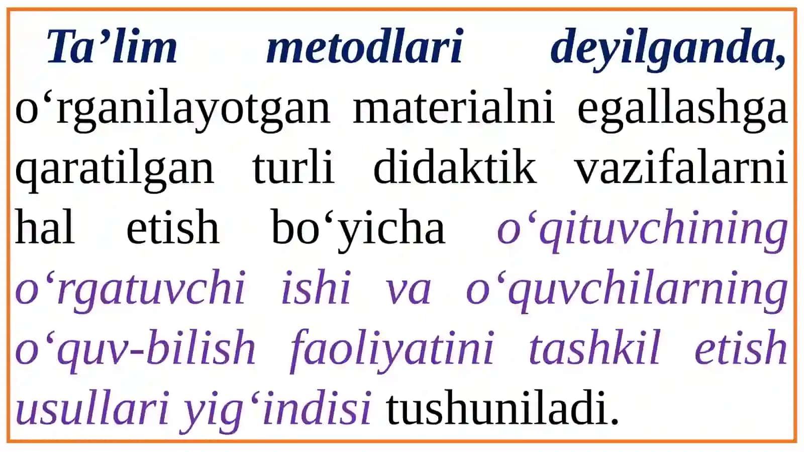 TA’LIM METODLARI VA VOSITALARI 4