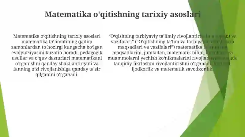 Matematika Õqitish Metodikasi 4