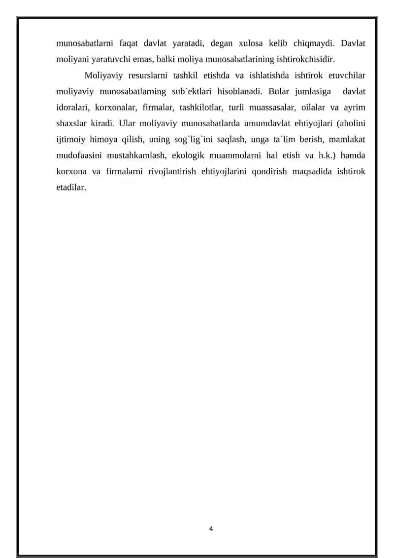 Xalqaro moliya tashkilotlarining jahon xo’jaligini rivojlantrishdagi o’rni 4