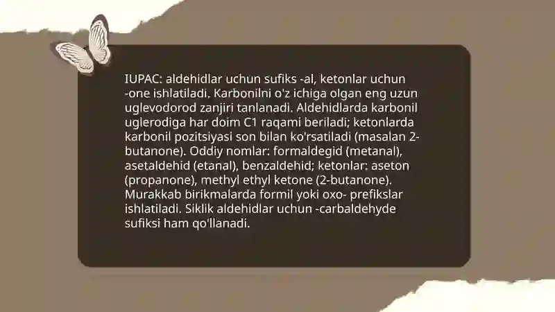 Aldegid va ketonlar 4